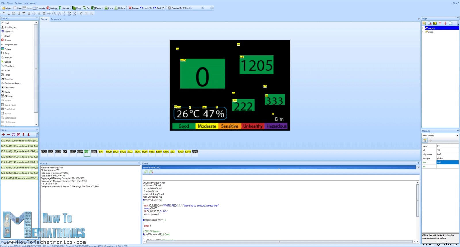 Build Your Own DIY Air Quality Monitor: PM2.5, CO2, VOC, Ozone, Temp & Humidity with Arduino
