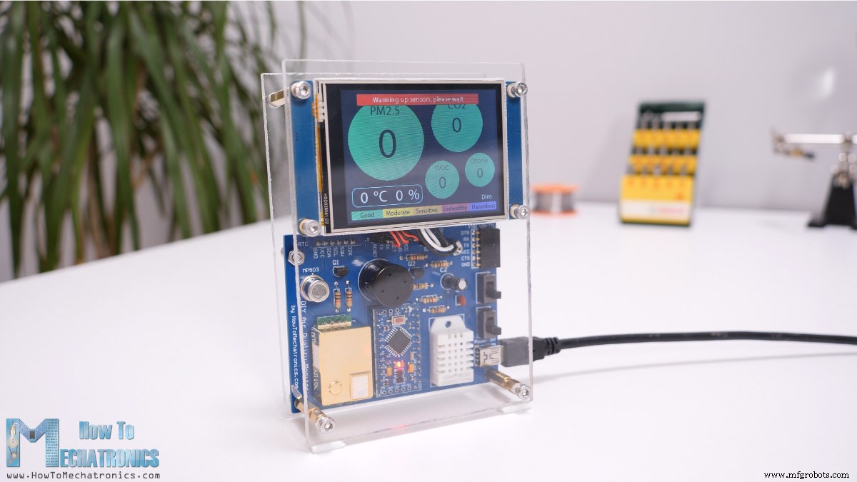 Build Your Own DIY Air Quality Monitor: PM2.5, CO2, VOC, Ozone, Temp & Humidity with Arduino
