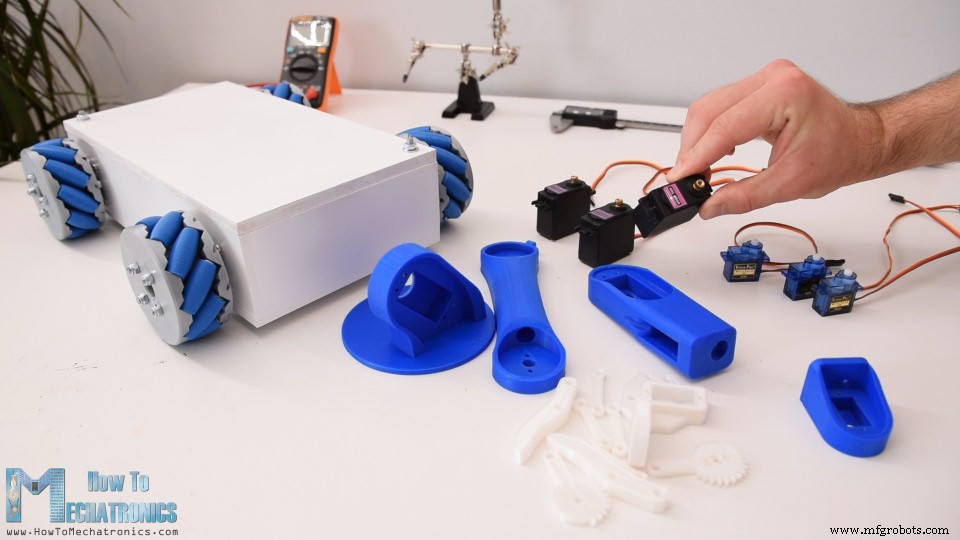 Seamless Control of Arduino Robot Arm with Mecanum Wheel Platform