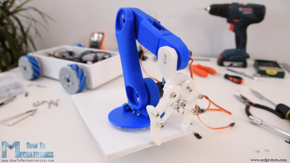 Seamless Control of Arduino Robot Arm with Mecanum Wheel Platform