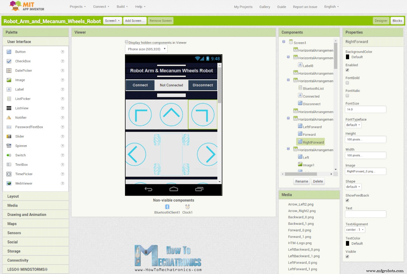 Seamless Control of Arduino Robot Arm with Mecanum Wheel Platform