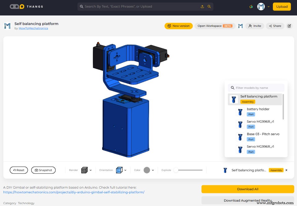 Build a Self-Stabilizing Arduino Gimbal with 3‑Axis Servo Control