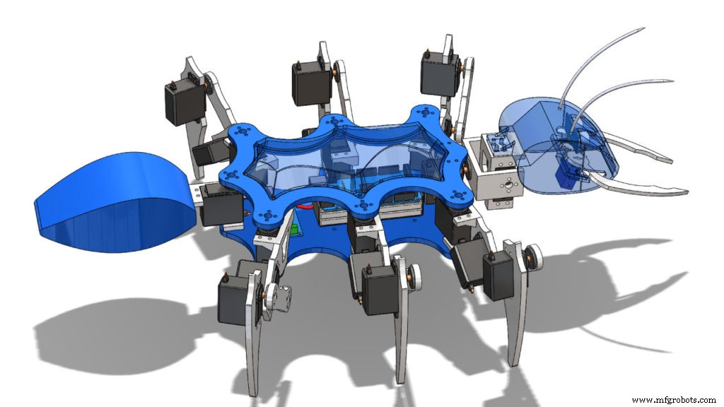 Build an Arduino Ant Hexapod Robot – Step-by-Step Guide