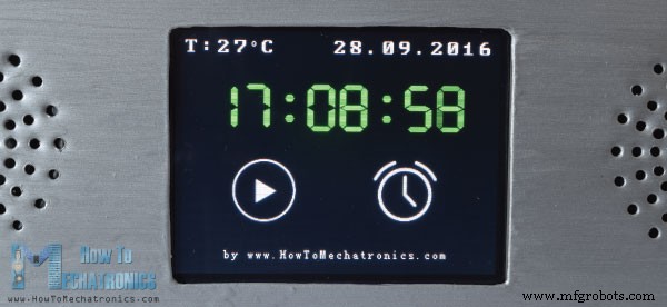 DIY Arduino Touch‑Screen MP3 Player & Alarm Clock – Step‑by‑Step Guide