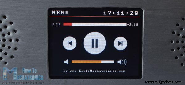 DIY Arduino Touch‑Screen MP3 Player & Alarm Clock – Step‑by‑Step Guide