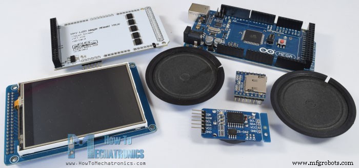 DIY Arduino Touch‑Screen MP3 Player & Alarm Clock – Step‑by‑Step Guide