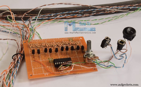 Build an Infinity Mirror Music VU Meter with LM3915 IC – Step‑by‑Step Electronics Guide