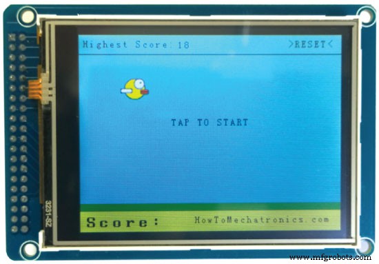 Build an Arduino Flappy Bird Clone: Step‑by‑Step Game Project with TFT Touch Screen