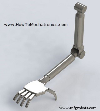 Advanced Mechatronics FYP: Real-Arm Motion Interface with 3D Modeling