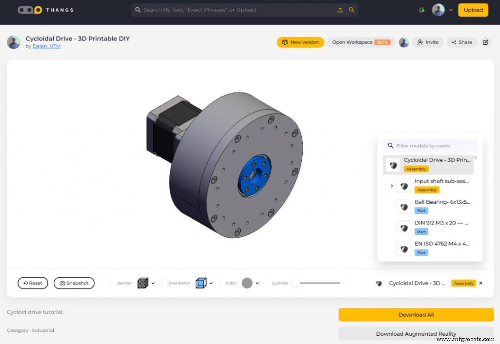 Cycloidal Drives Explained: Design, 3D Print, and Test Your Own High‑Reduction Gear System
