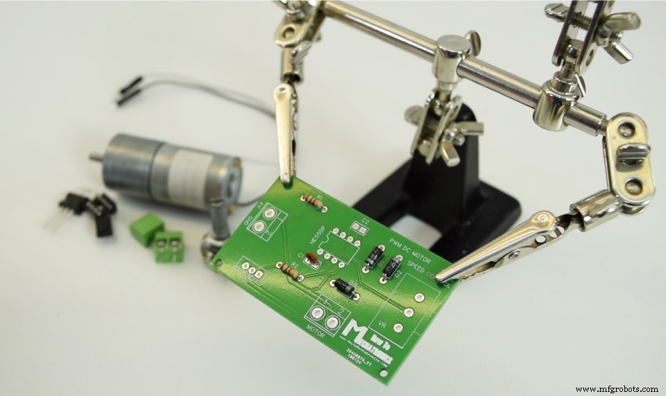 555 Timer PWM DC Motor Speed Controller – Build & PCB Design Guide
