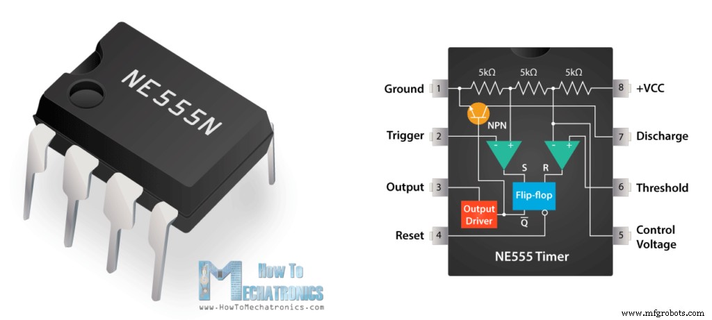 Mastering the 555 Timer IC: Principles, Block Diagrams, and Circuit Schematics
