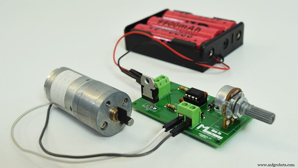 555 Timer PWM DC Motor Speed Controller – Build & PCB Design Guide