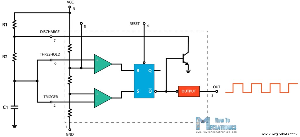 Mastering the 555 Timer IC: Principles, Block Diagrams, and Circuit Schematics