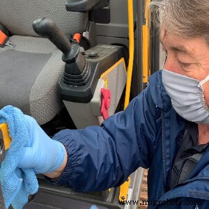 Effective Cleaning & Disinfection Tips for Construction Equipment Cabs