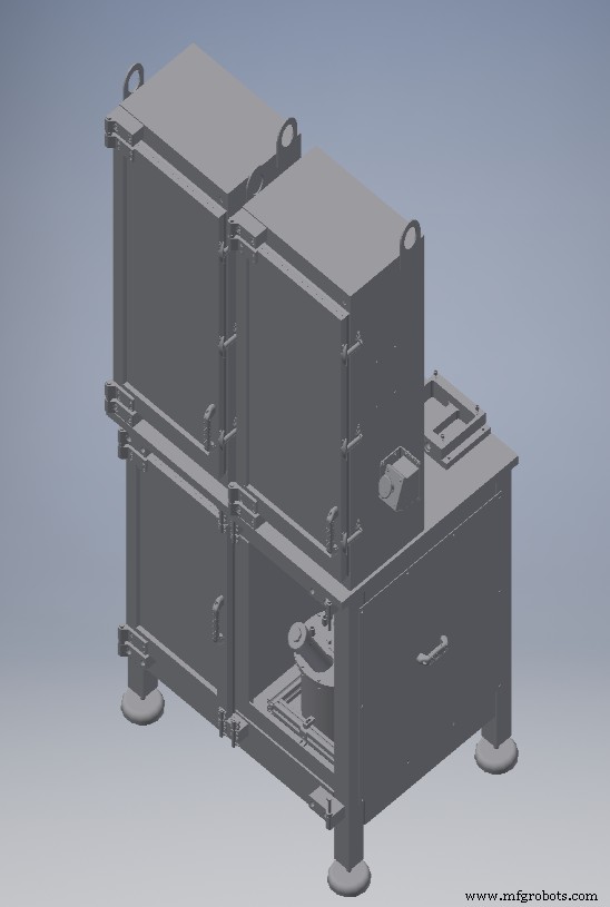 Precision Metal Fabrication: 18 Fuel Pump Test Stands for Automotive Supplier