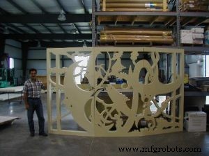 Water Cutting for Stunning Architectural Metalwork