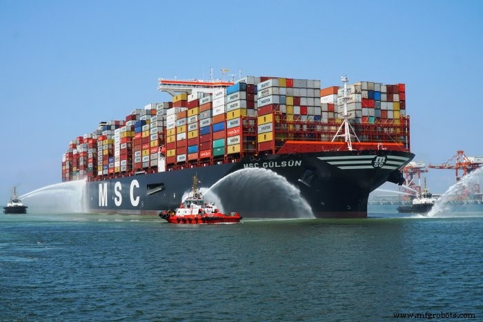 2020 Global List: The Ten Largest Container Ships