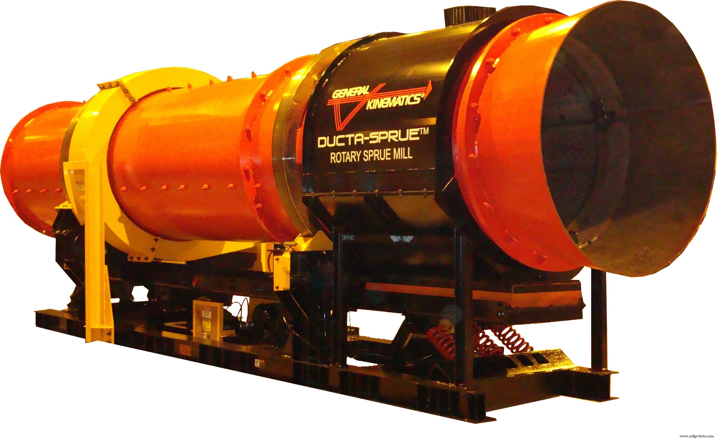 DUCTA‑SPRUE® Rotary Sprue Cleaner & Consolidator – Efficient, Long‑Lasting Gate & Core Cleaning