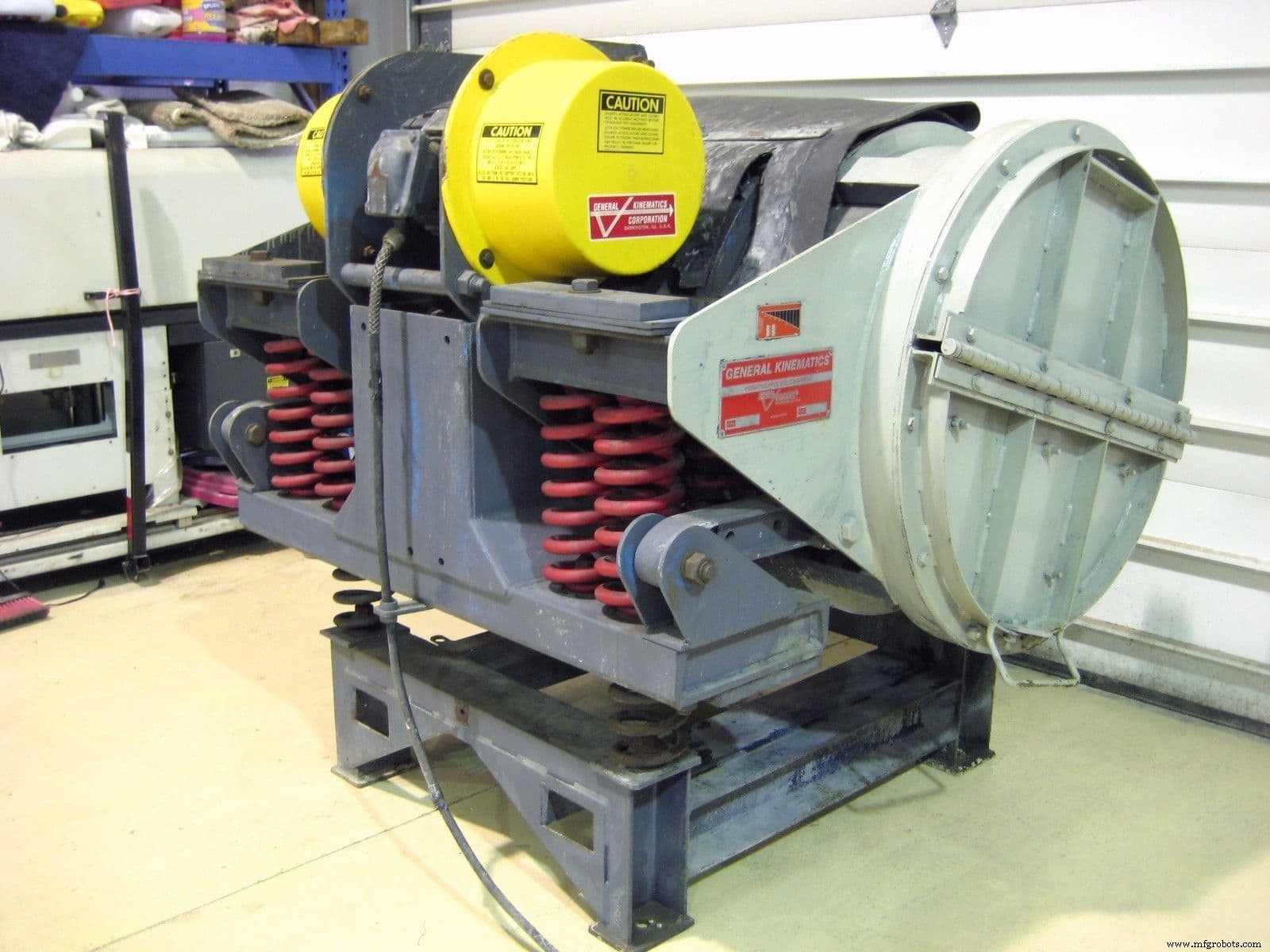 VIBRA-CLEAN™ Vibratory Media Drum – High-Volume Mass Finishing & Casting Cleaning Solution