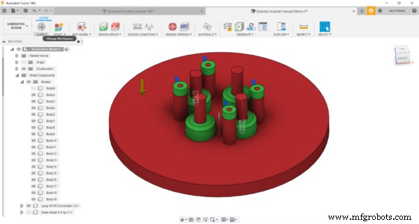 Machine Parts with Fusion 360 Using a Generatively Designed 3D-Printed Fixture