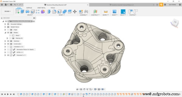 Machine Parts with Fusion 360 Using a Generatively Designed 3D-Printed Fixture