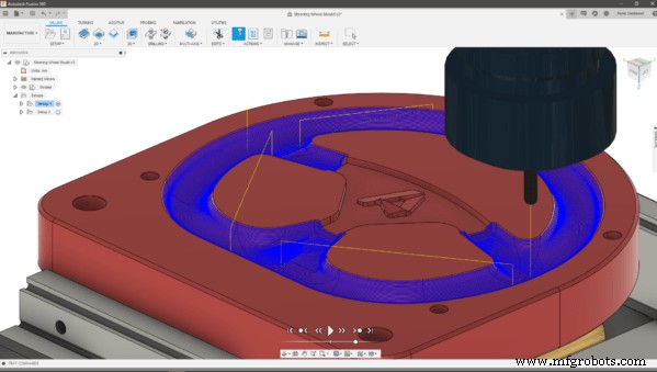 Step‑by‑Step Guide to Machining a Steering Wheel with Fusion 360