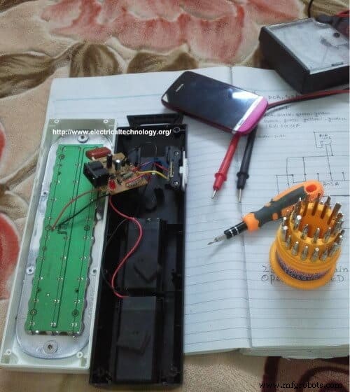 DP-716 Emergency LED Light Circuit – Rechargeable 30‑LED Schematic & Build Guide