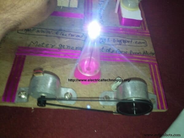 Simple Motor‑to‑Generator Conversion: Turning a Toy Motor into a LED Power Source