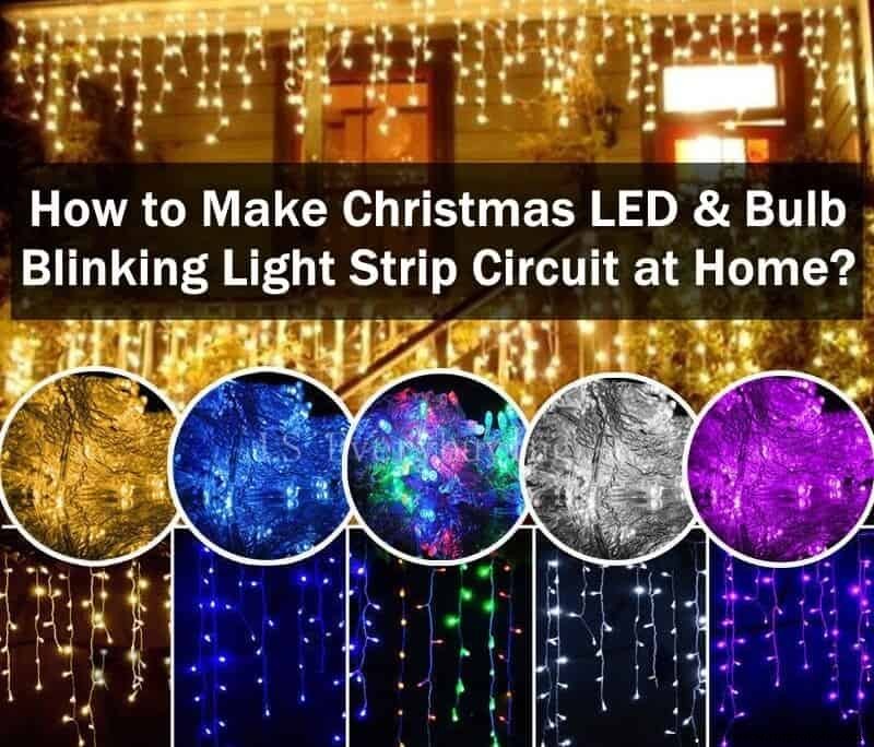DIY Christmas LED Light String Circuit: Simple Blinking & Dancing Lights