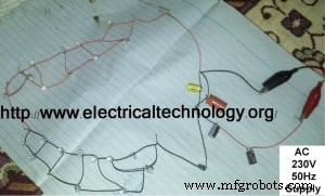 Professional LED Night Lamp Circuit Diagram – 230 V/50 Hz or 110 V/60 Hz Main‑Operated Design