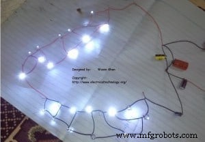 Professional LED Night Lamp Circuit Diagram – 230 V/50 Hz or 110 V/60 Hz Main‑Operated Design