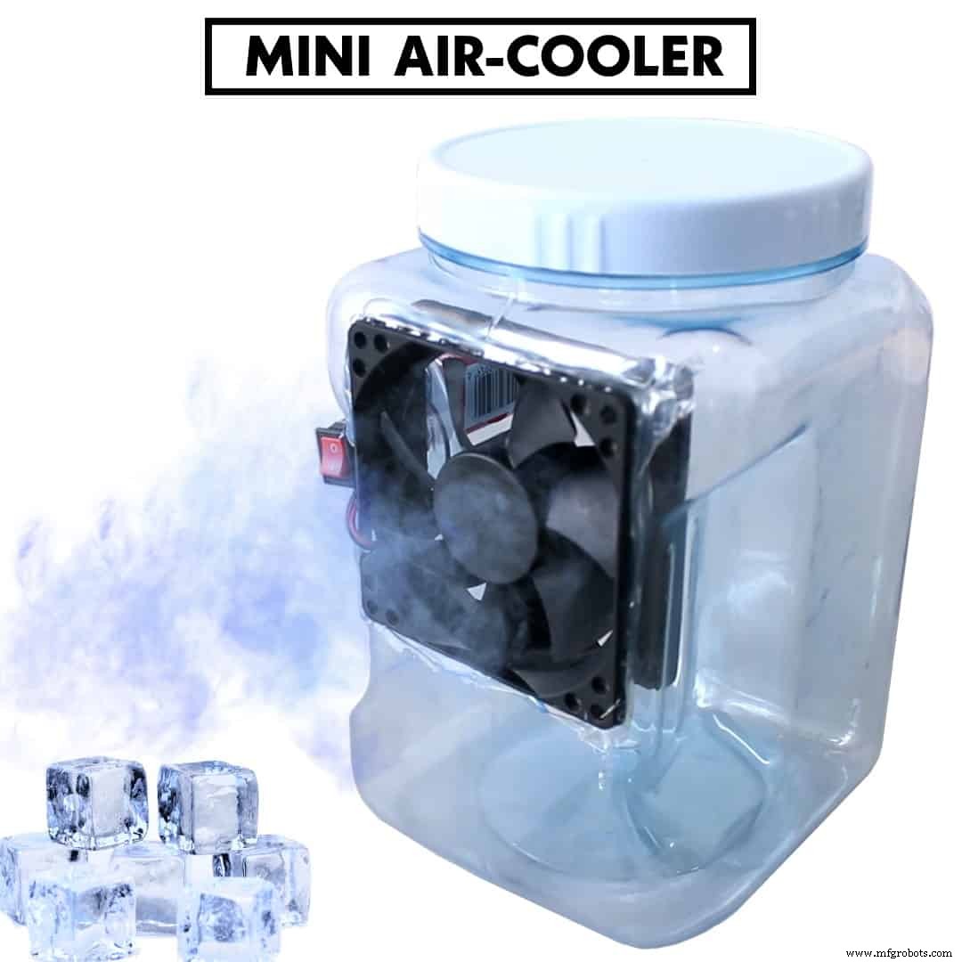 DIY 12V Fan Air Cooler: Portable, Eco‑Friendly Mini AC from Recycled Materials