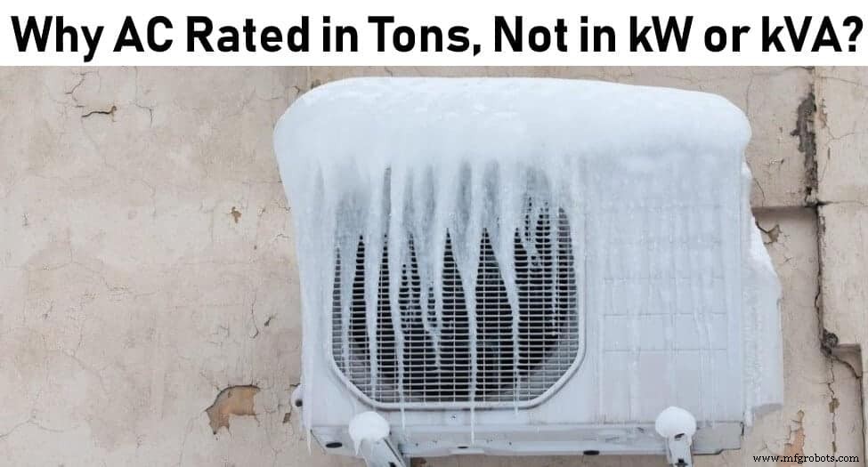 Why AC Units Are Rated in Tons Instead of kW or kVA – A Clear Guide
