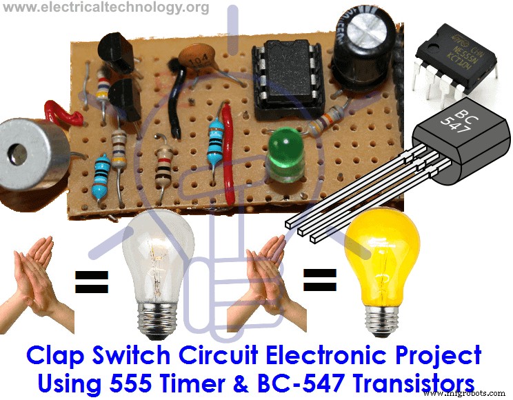 Clap-Activated Switch: Build a Sound‑Responsive Circuit With and Without a 555 Timer