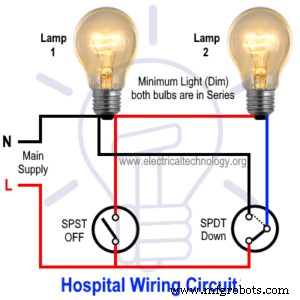 Switch‑Based Lighting System for Hospital Patient Rooms
