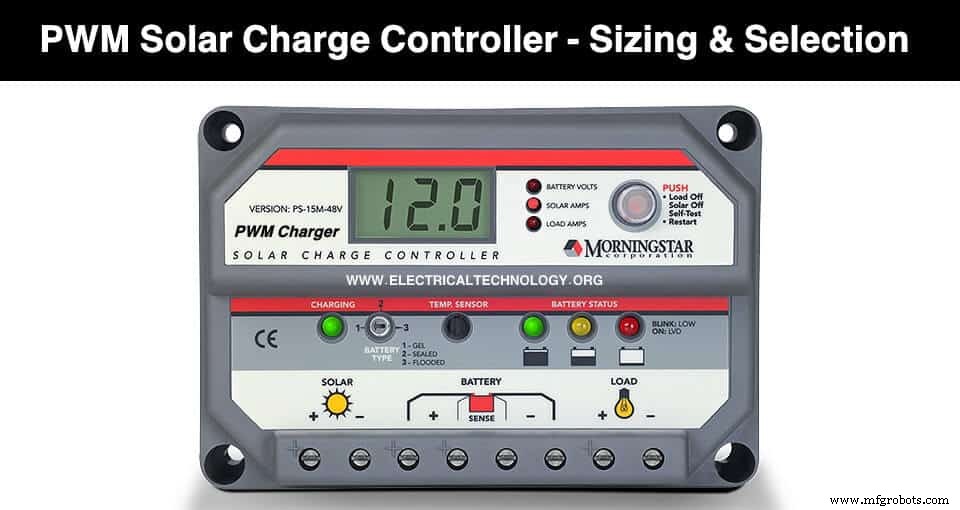 PWM Solar Charge Controllers: Function, Sizing, and Selection Guide
