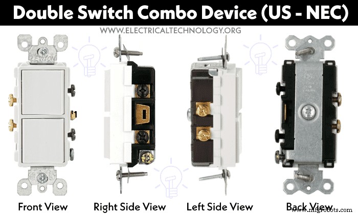 How to Wire a Double Switch (2‑Gang, 1‑Way) – IEC & NEC Guide