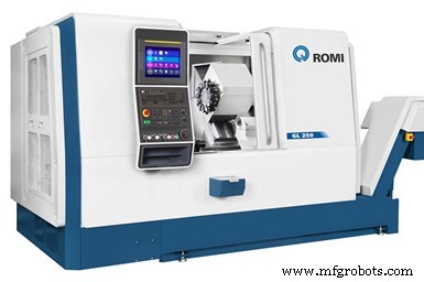Romi GL 250 Horizontal Turning Center Offers Real-Time Thermal Compensation for Precise Machining