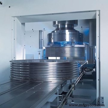 Inside the World’s Largest Inverted Vertical Turret Lathe