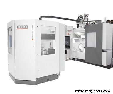 Chiron Variocell Pallet System Enhances Flexibility with FZ/DZ 16 Five-Axis VMC