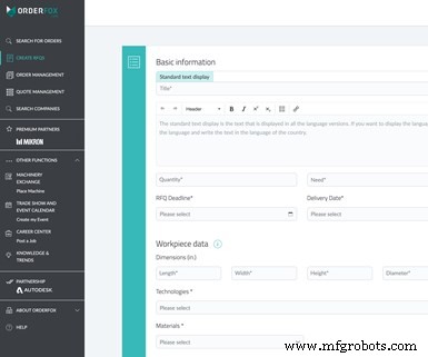 Orderfox Launches Free RFQ Service to Streamline Manufacturing Procurement