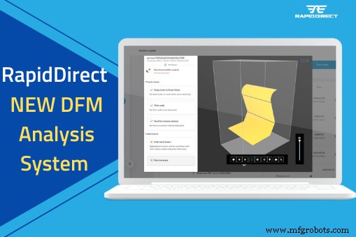 RapidDirect Enhances Online Quoting with Advanced DFM Analysis Feature