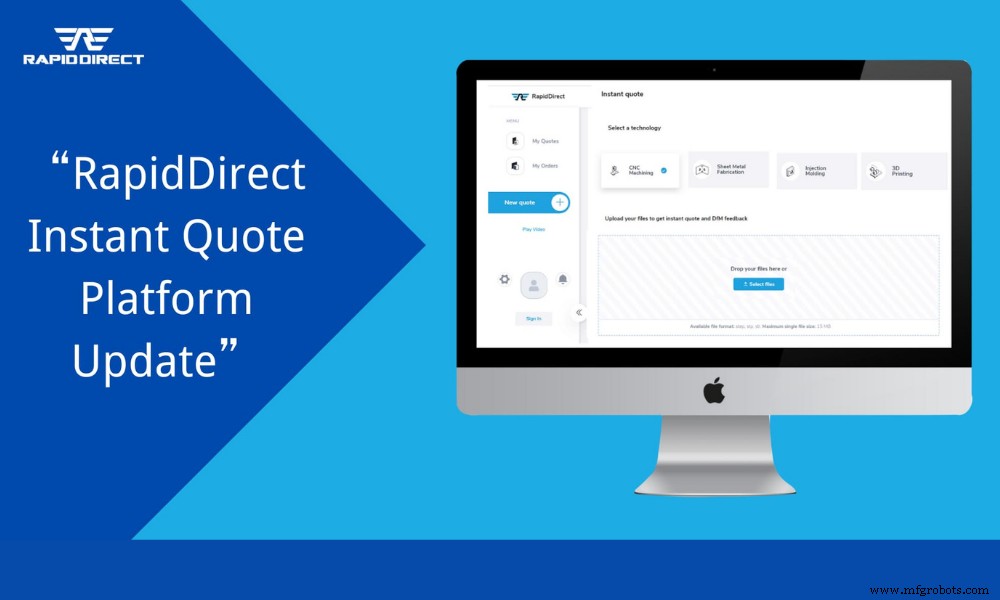 RapidDirect Unveils Enhanced Digital Manufacturing Platform V2.2.0