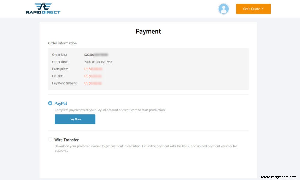 RapidDirect Expands Online Payment Options – PayPal Now Accepted