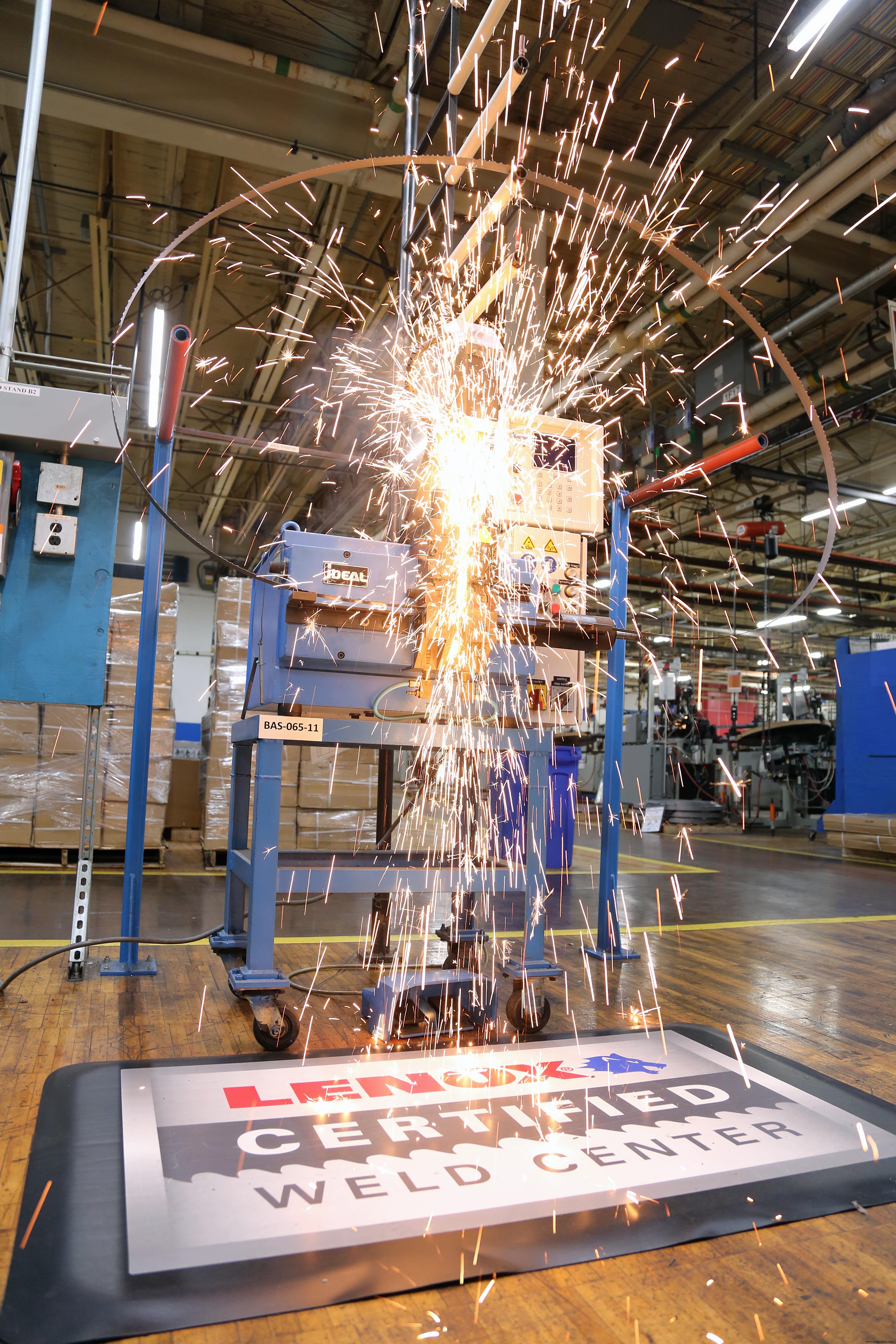 Inside a Certified Weld Center: Scaling Production of Lenox Band Saw Blades