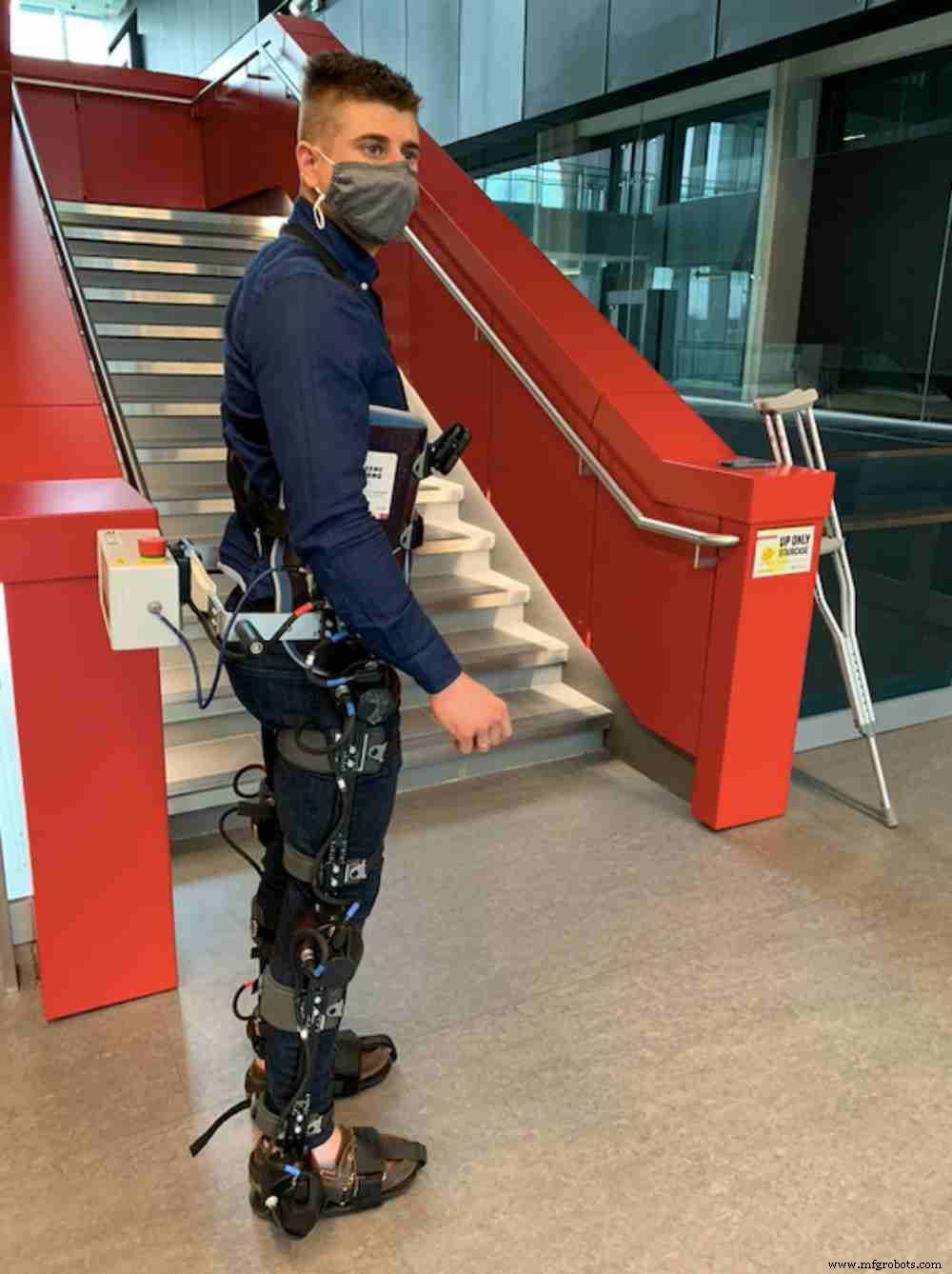 AI-Powered Exoskeleton Legs Learn to Walk Independently