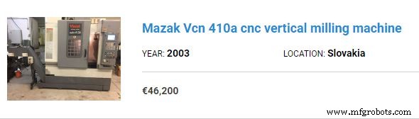 Mazak Machine Tool Prices: New & Used