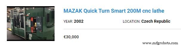 Mazak Machine Tool Prices: New & Used