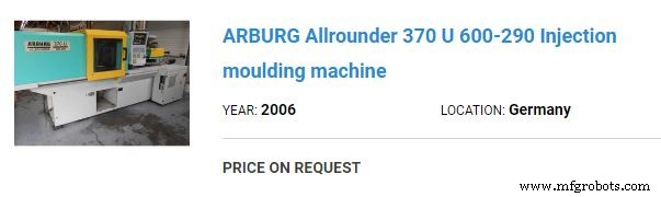 Arburg Injection Moulding Machines: Current Market Prices & Buying Guide